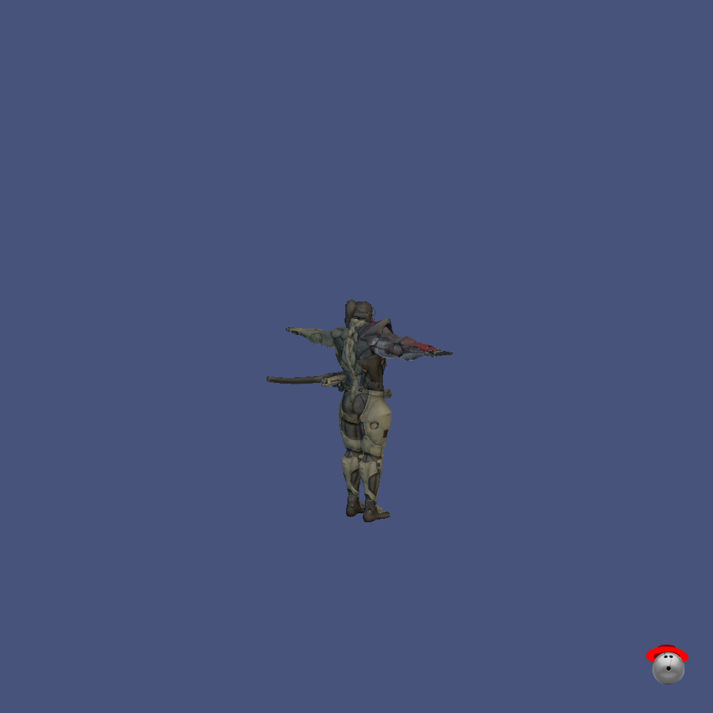 Jetstream Sam - Samuel Rodrigues （Metal Gear Rising˸ Revengeance） - Back Right