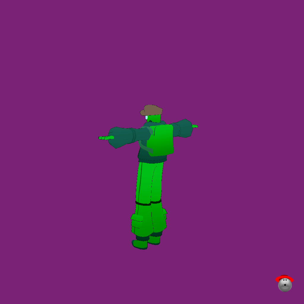 Green - Back Left
