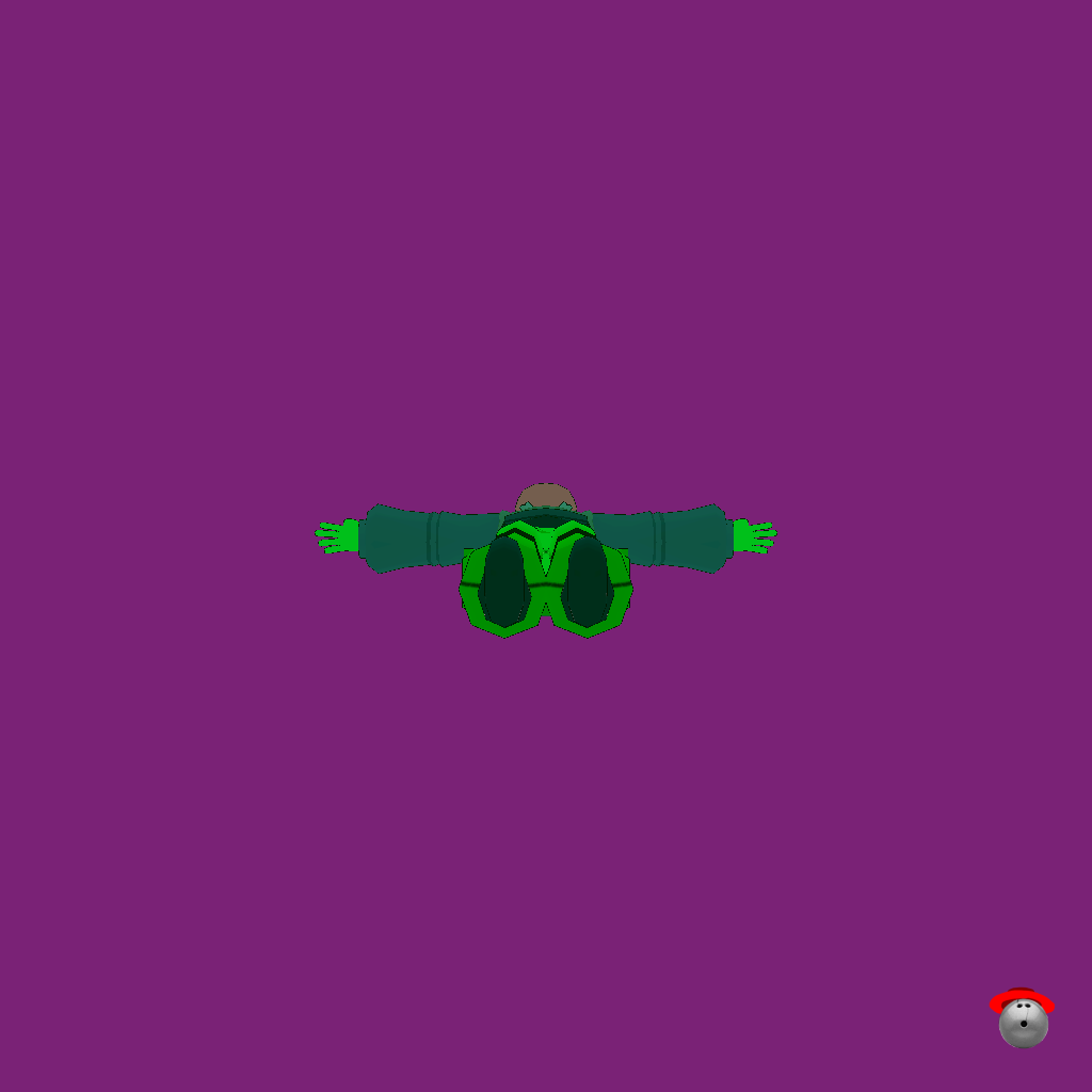 Green - Straight Bottom