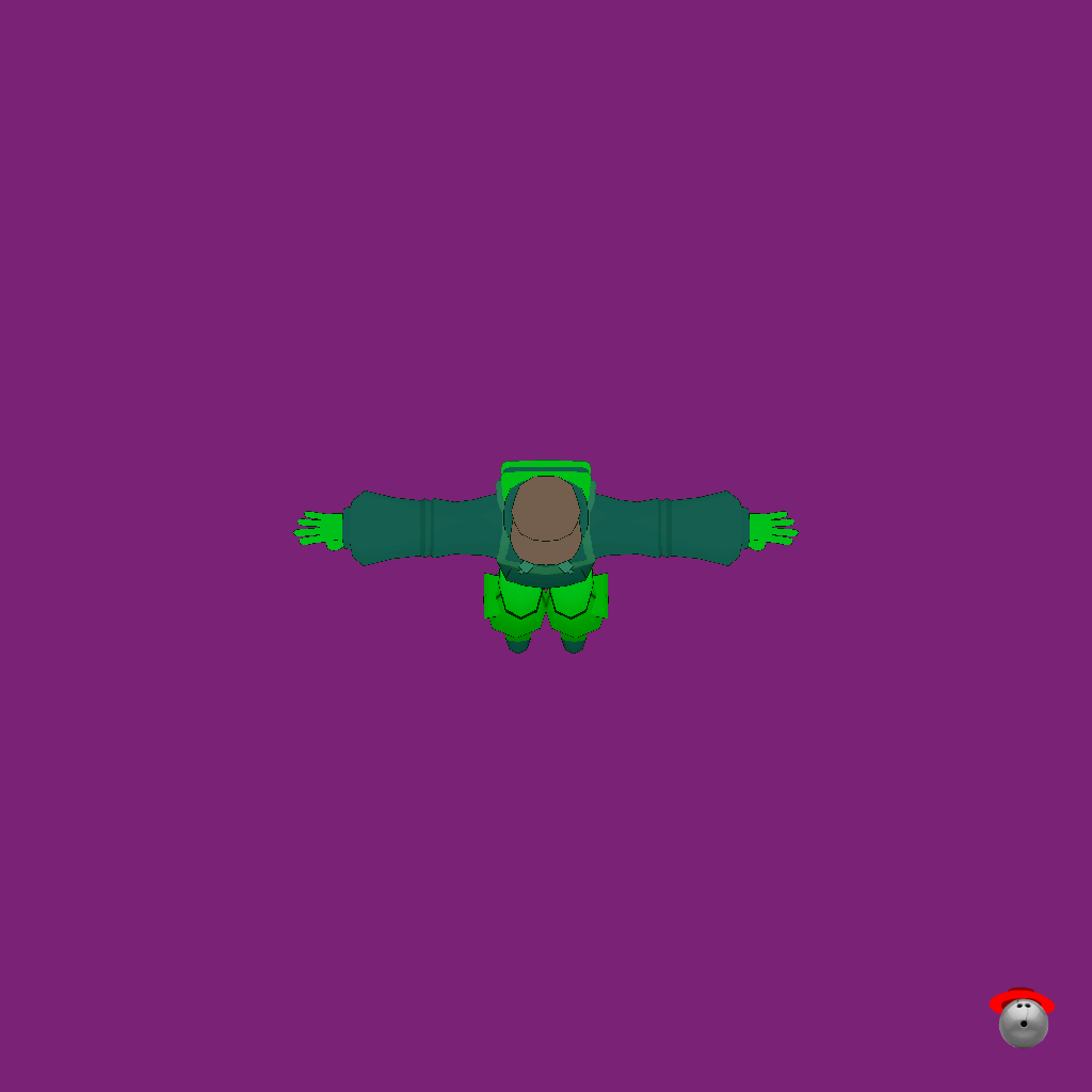 Green - Straight Top