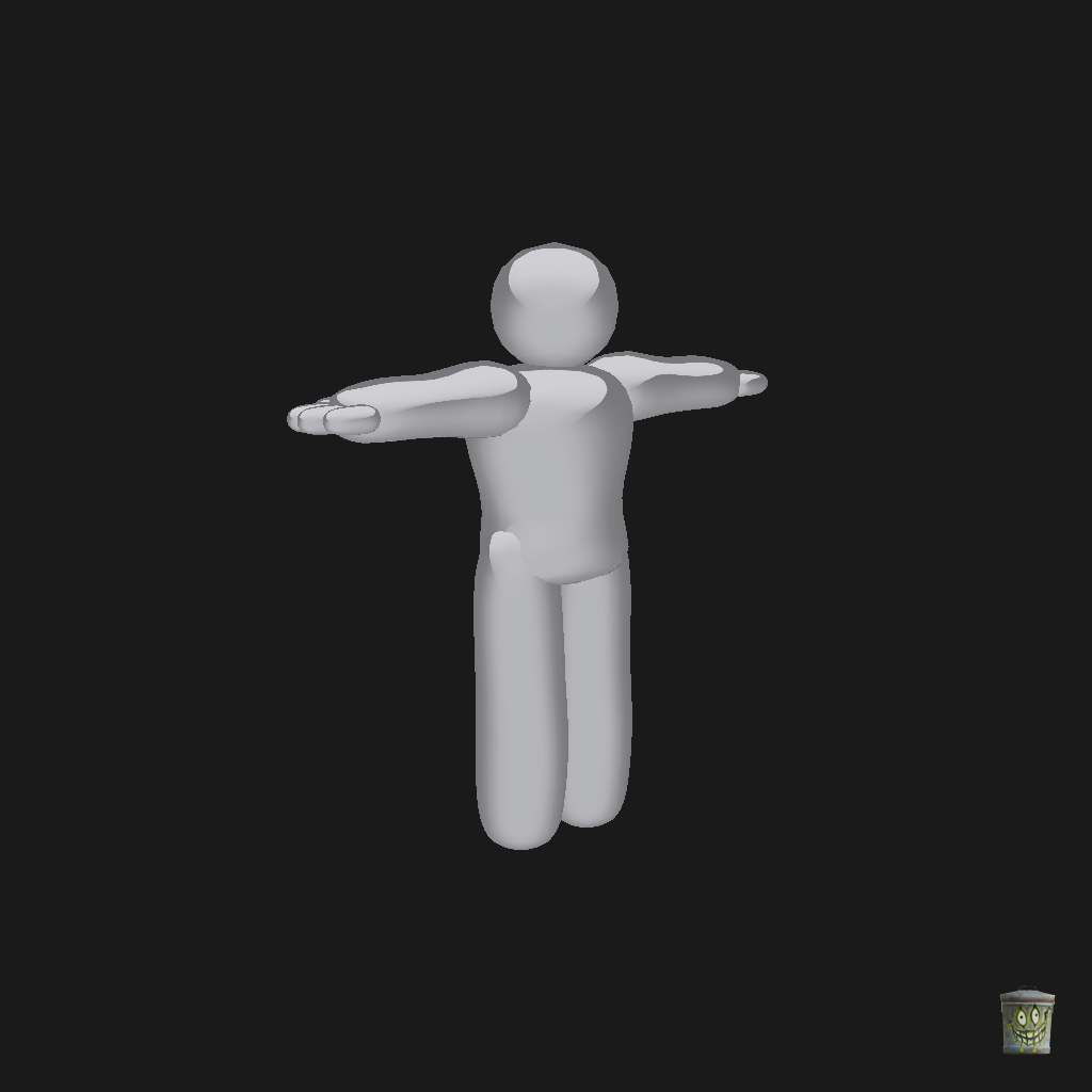 Matcap Man - Back Left