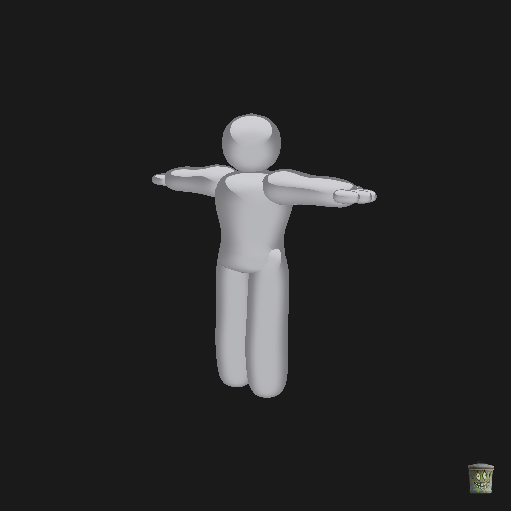 Matcap Man - Back Right