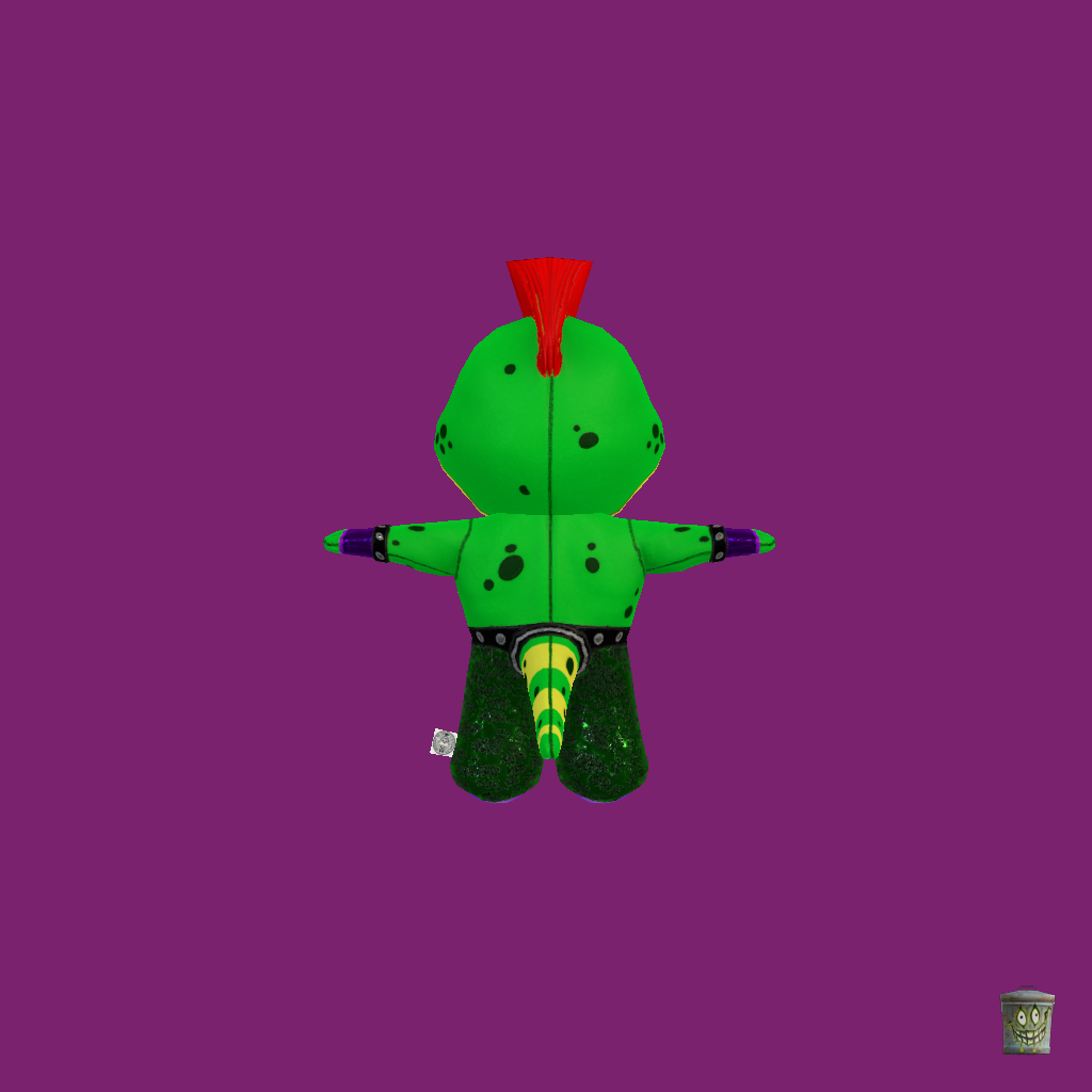 Montgomery Gator Plushie ǃ - Back