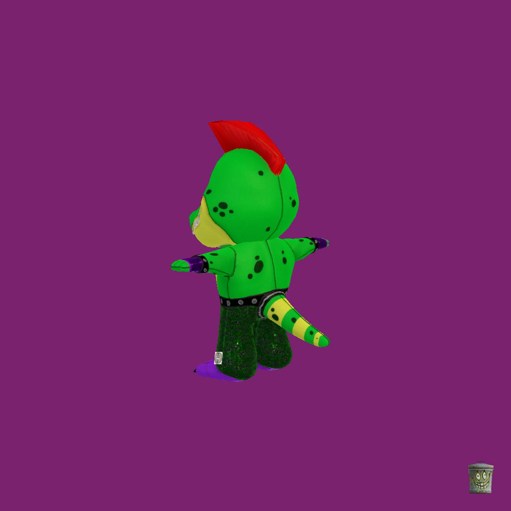 Montgomery Gator Plushie ǃ - Back Left