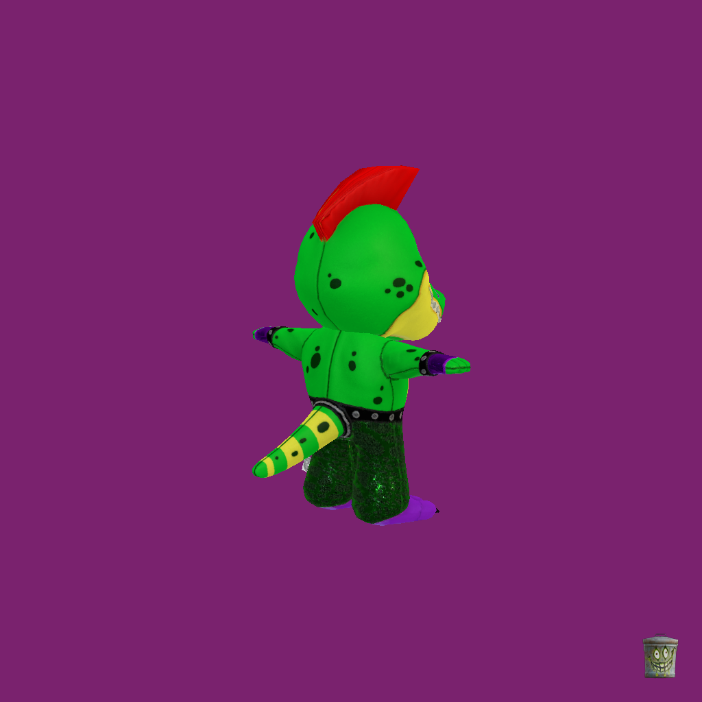 Montgomery Gator Plushie ǃ - Back Right
