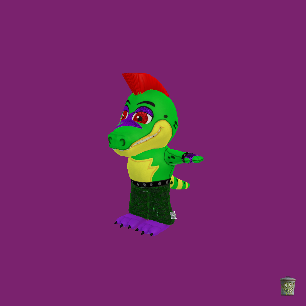 Montgomery Gator Plushie ǃ - Front Left