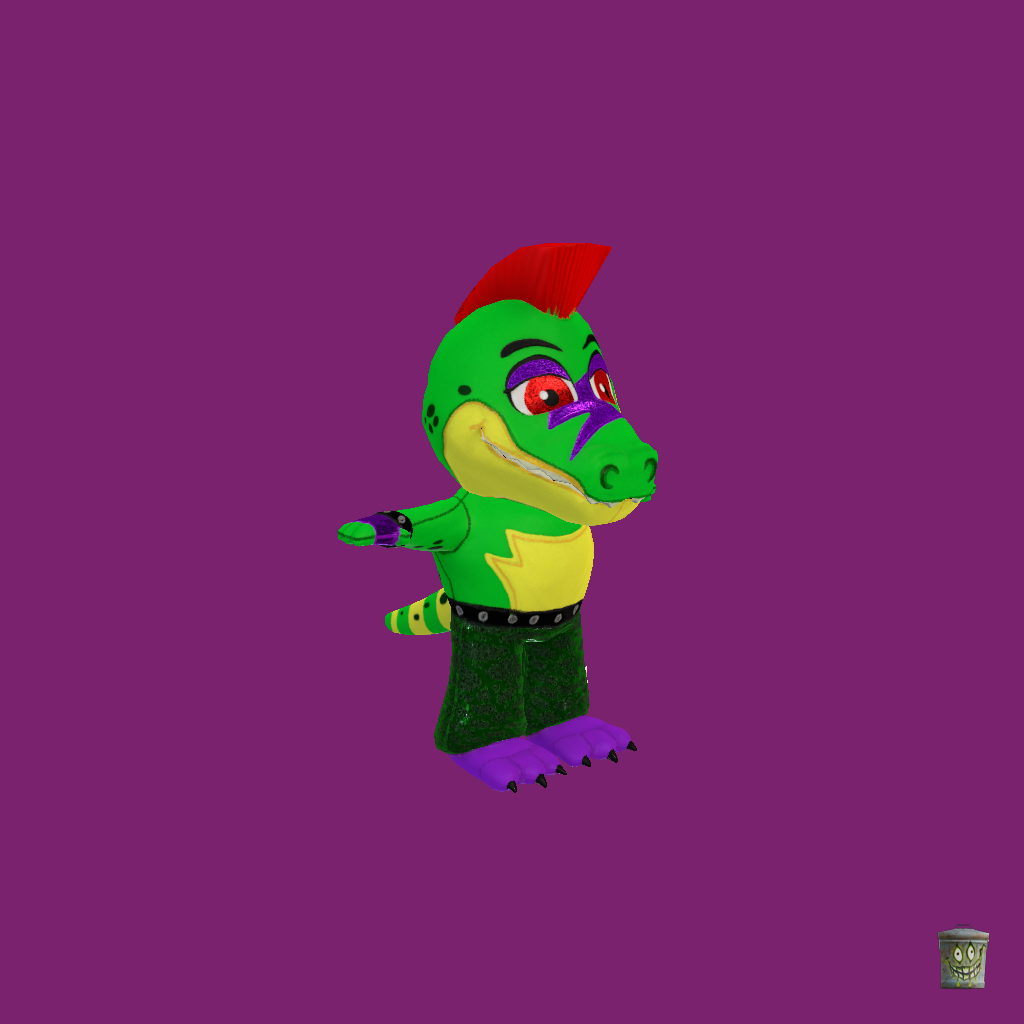 Montgomery Gator Plushie ǃ - Front Right