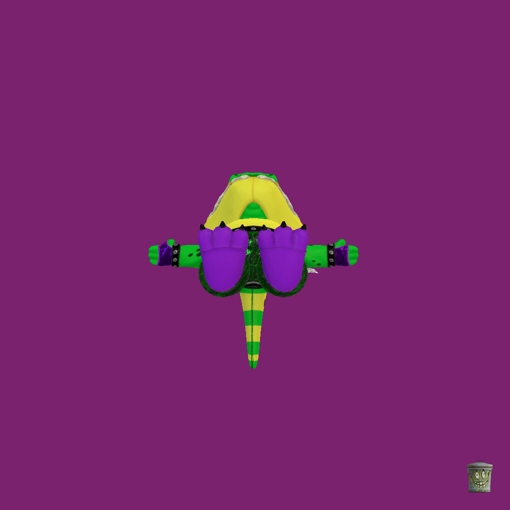 Montgomery Gator Plushie ǃ - Straight Bottom