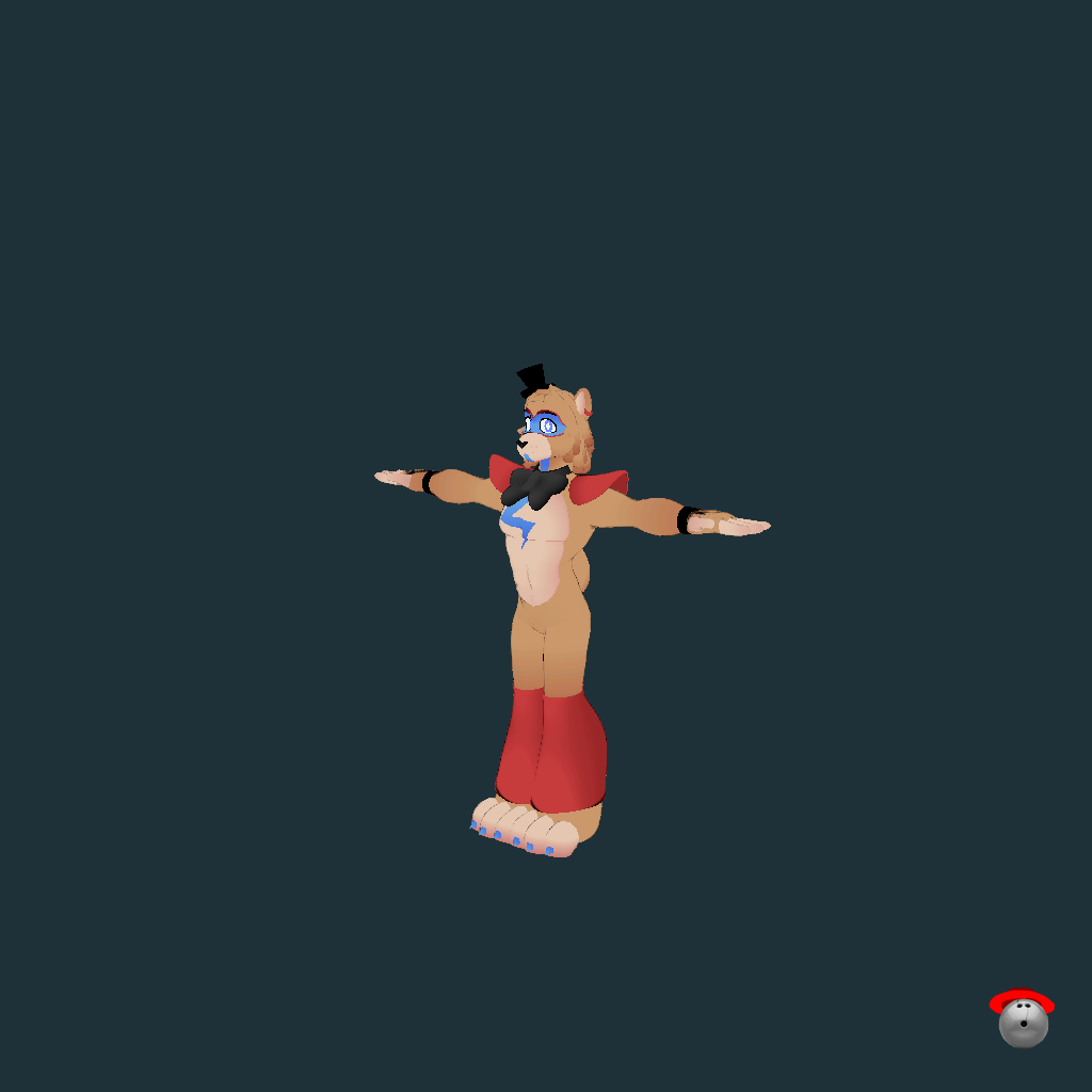 Glamrock freddy - Front Left