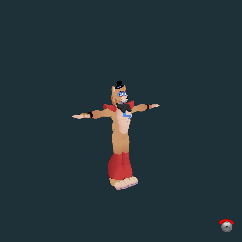 Glamrock freddy - Front Right