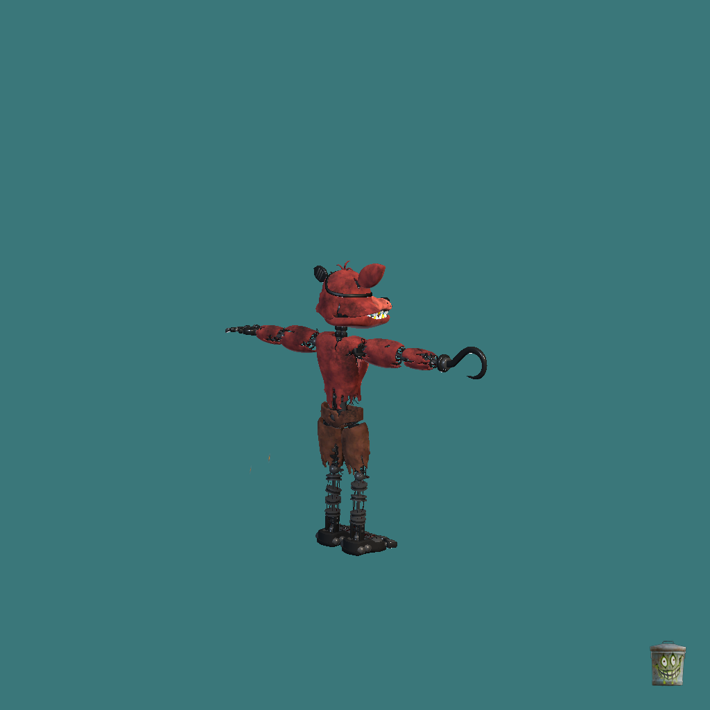Inaccurate-Withered Foxy - Back Right