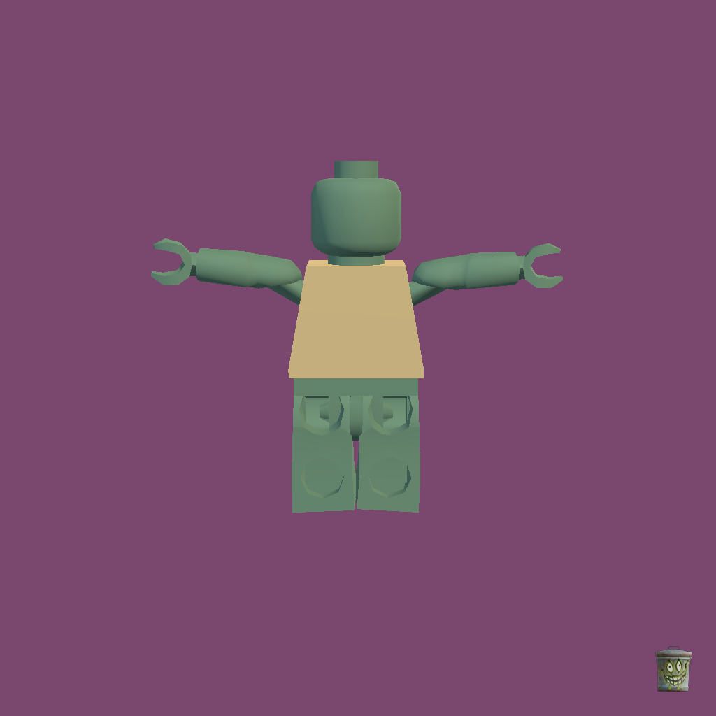 LEGO Squidward - Back