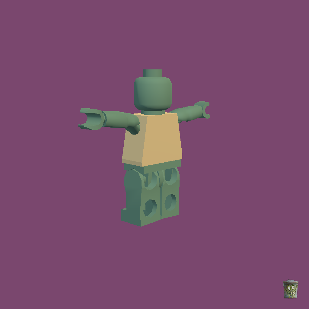 LEGO Squidward - Back Left