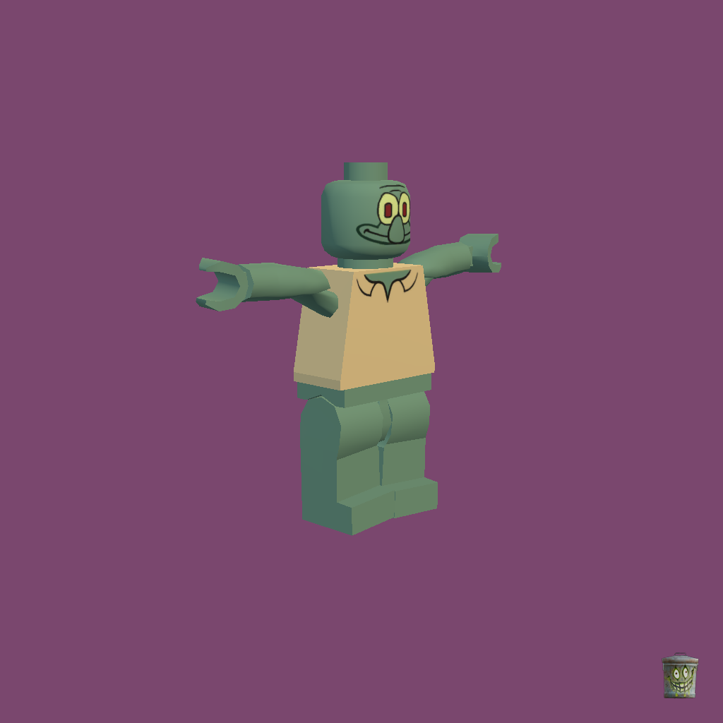 LEGO Squidward - Front Right