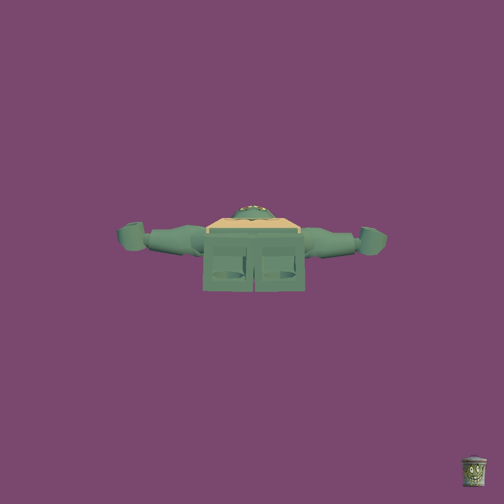 LEGO Squidward - Straight Bottom
