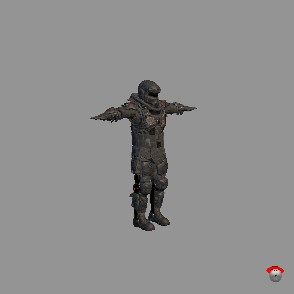 SUMC - Machinegunner - Front Right