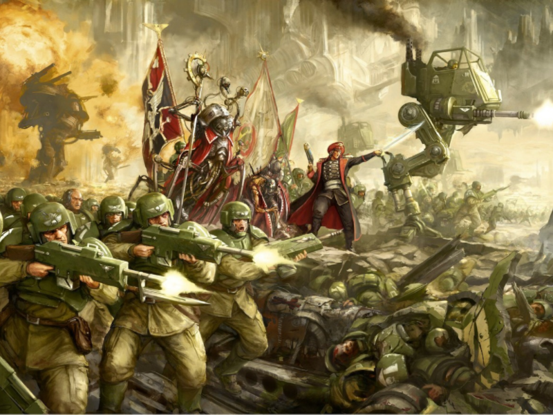 Cadian Shock Tropper Commander