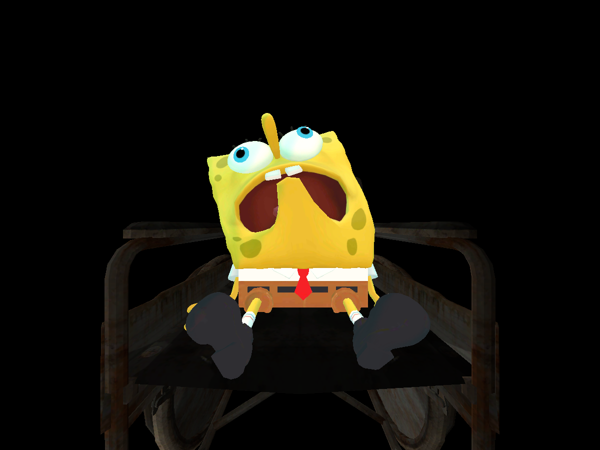 Sponge in Chair