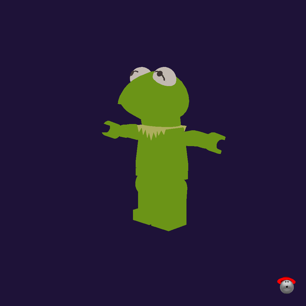 LEGO Kermit The Frog - Front Left