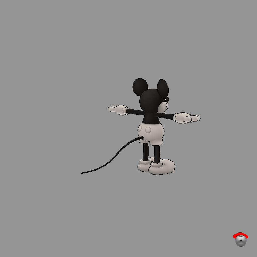 Steamboat Willie （KH2） - Back Right