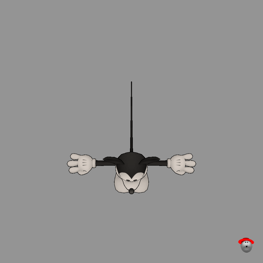 Steamboat Willie （KH2） - Straight Top