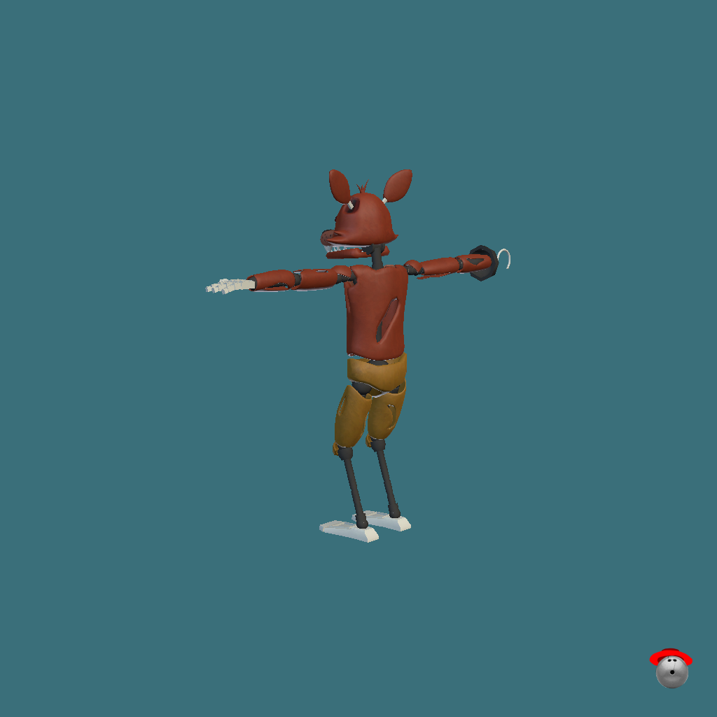 FNAF Splinks Foxy - Back Left