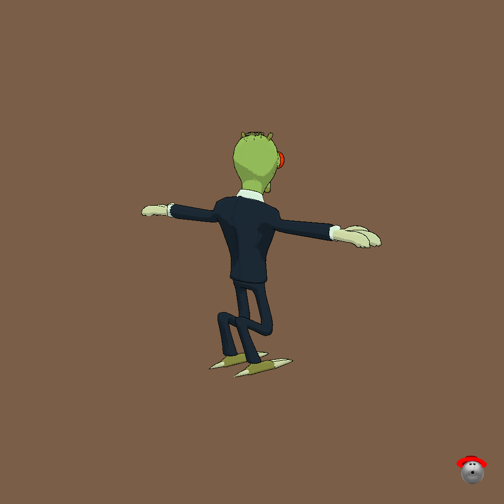 Cornvelious Daniel - Rick and Morty - Back Right