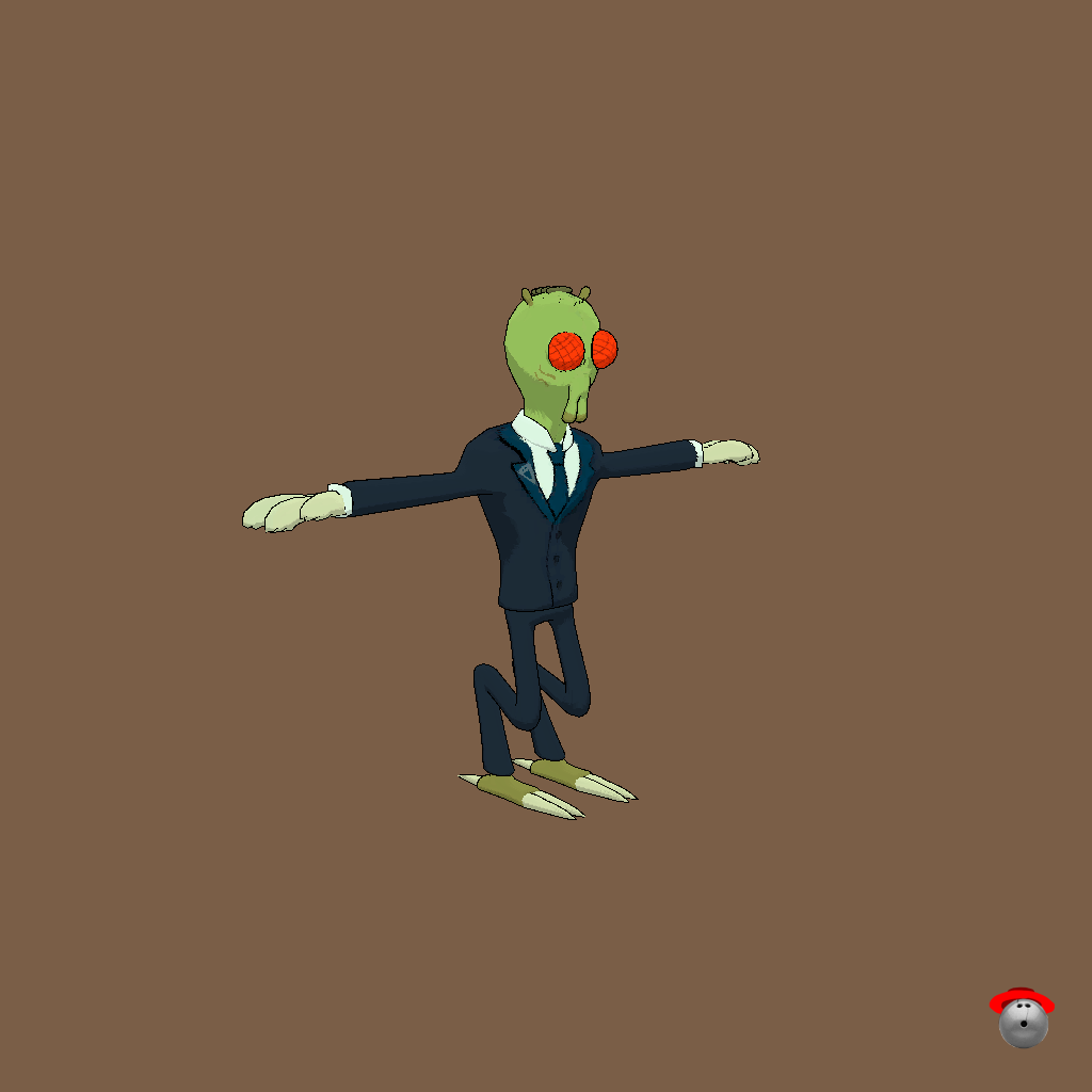 Cornvelious Daniel - Rick and Morty - Front Right