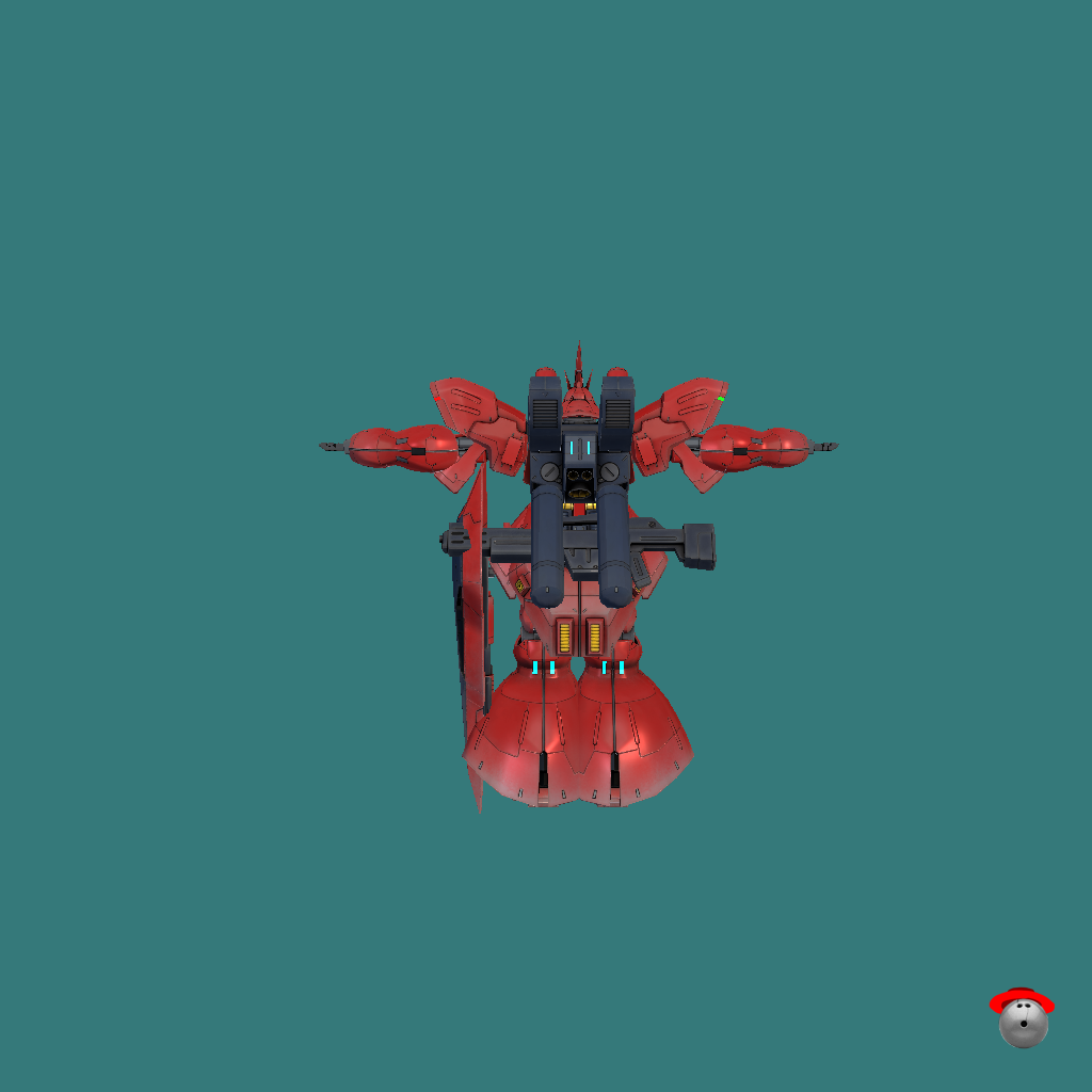 MSN-04 Sazabi - Back