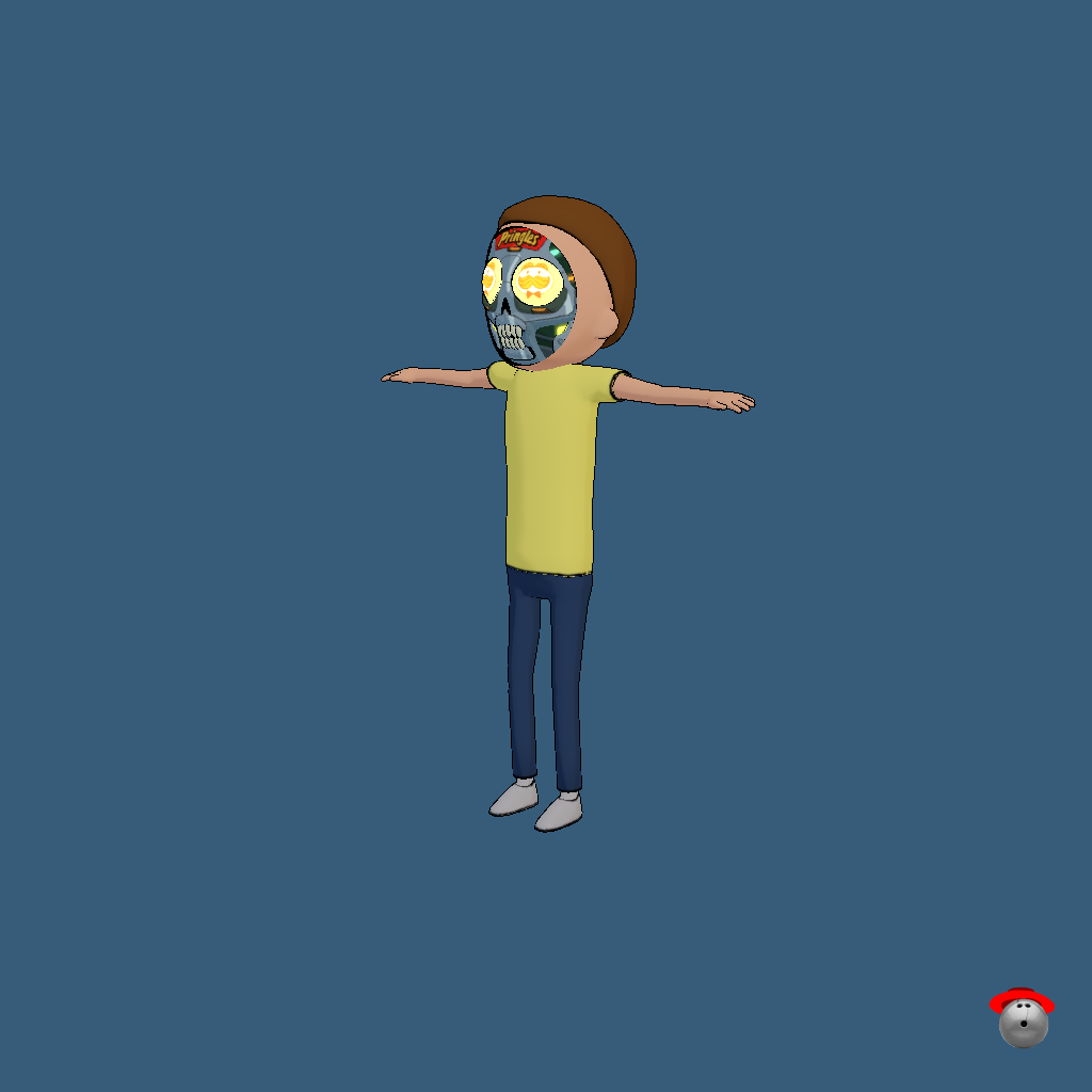 Pringles Robot Morty - Front Left