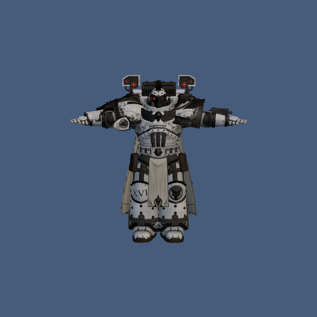 Luna Wolves Devastator Captain Serghar Targost - Front