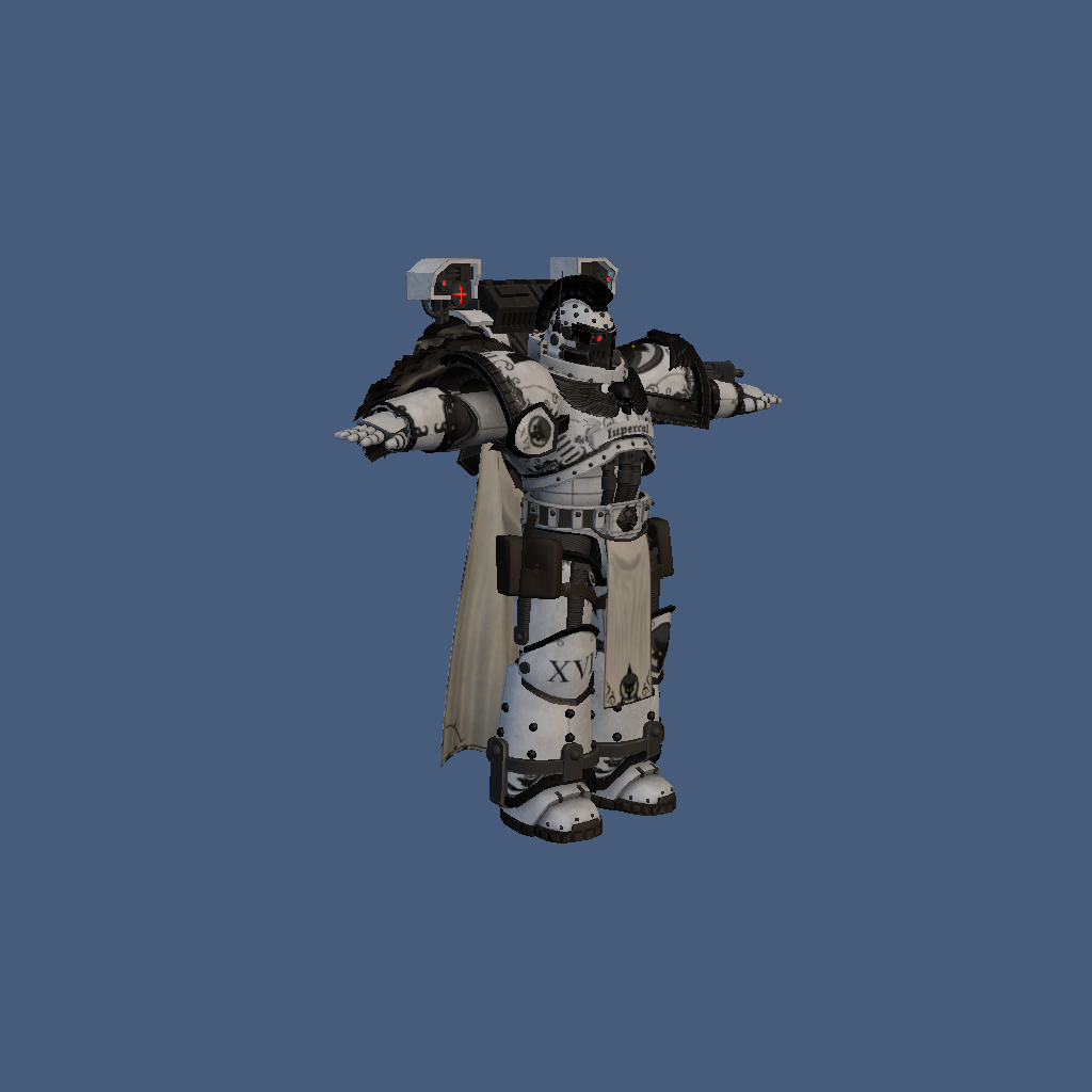 Luna Wolves Devastator Captain Serghar Targost - Front Right