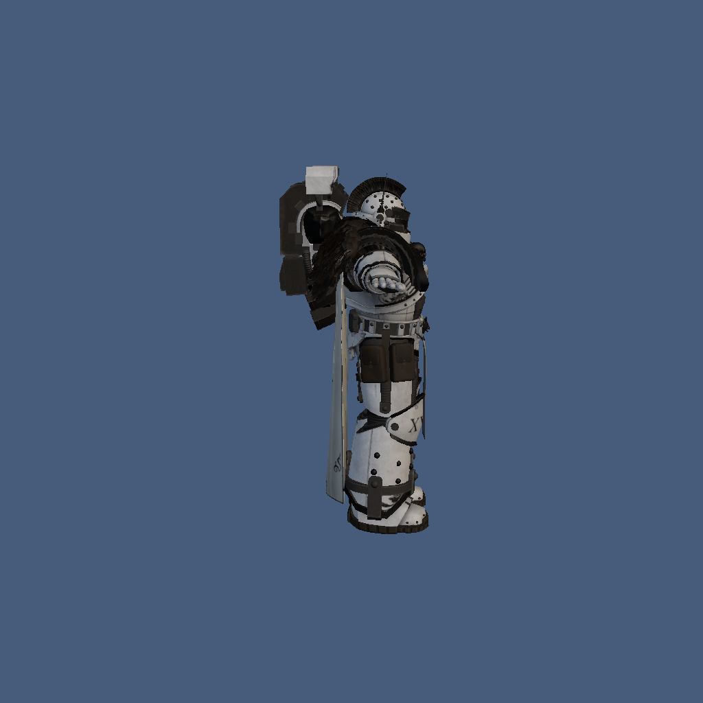 Luna Wolves Devastator Captain Serghar Targost - Right