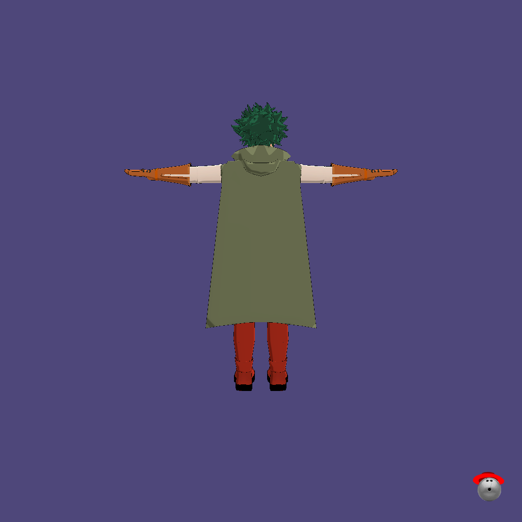 MMD Fantasy Deku - Back