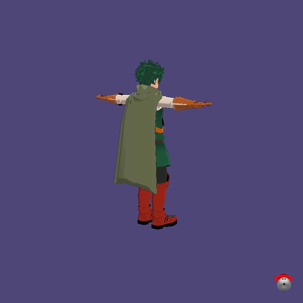 MMD Fantasy Deku - Back Right