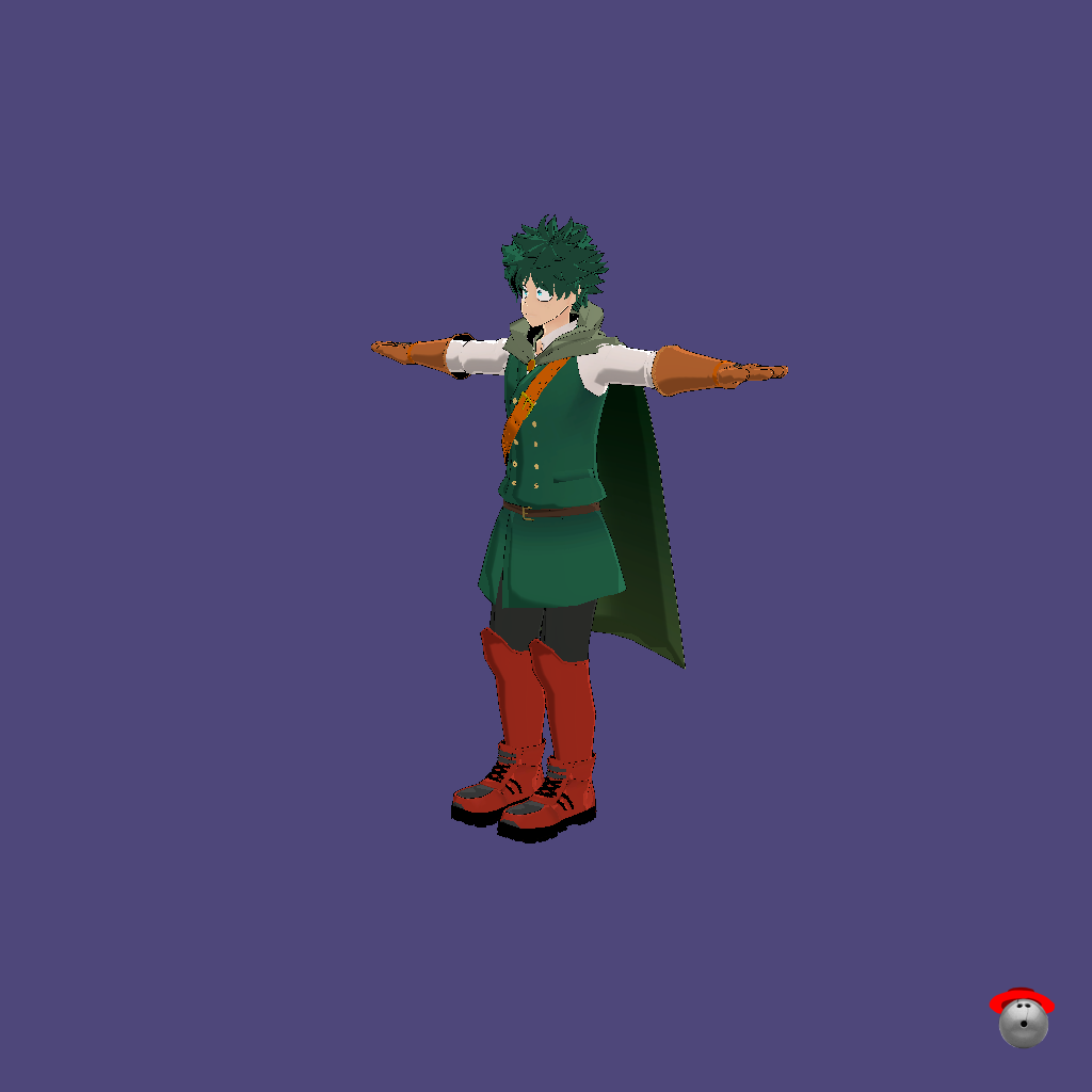 MMD Fantasy Deku - Front Left