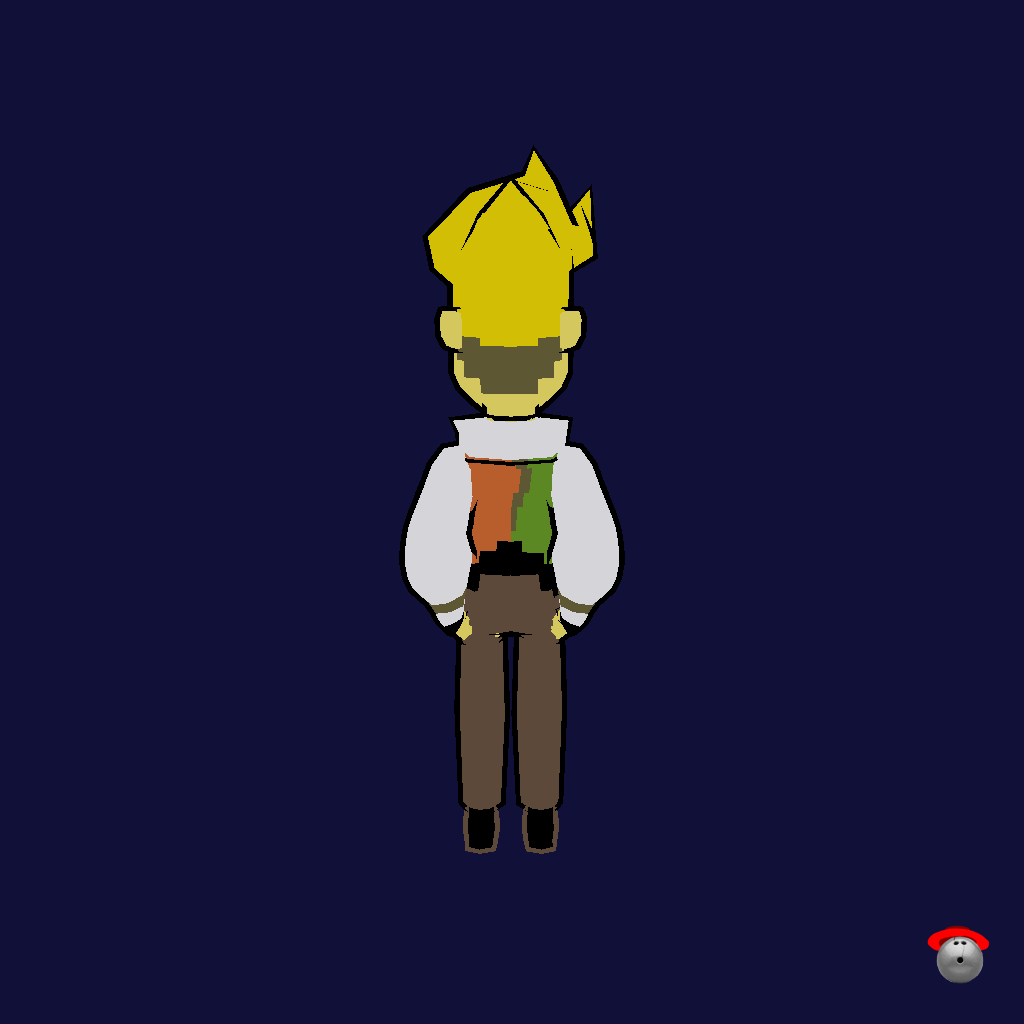 DELTARUNE - Animated Flowery - Back