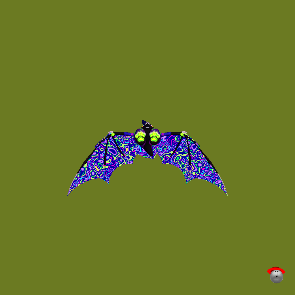 Psychedelic Bat - Straight Bottom