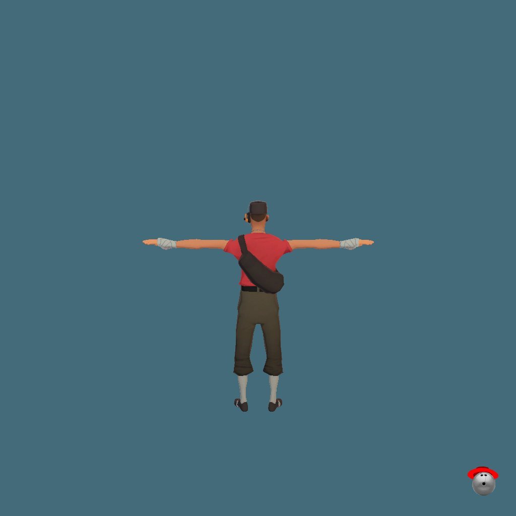 ǃǃ Paintable Scout ǃǃ - Back