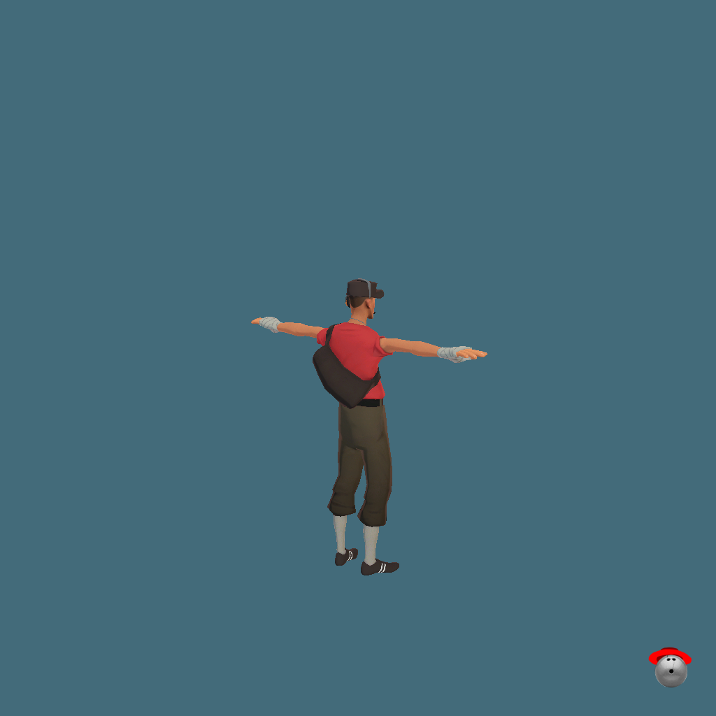 ǃǃ Paintable Scout ǃǃ - Back Right