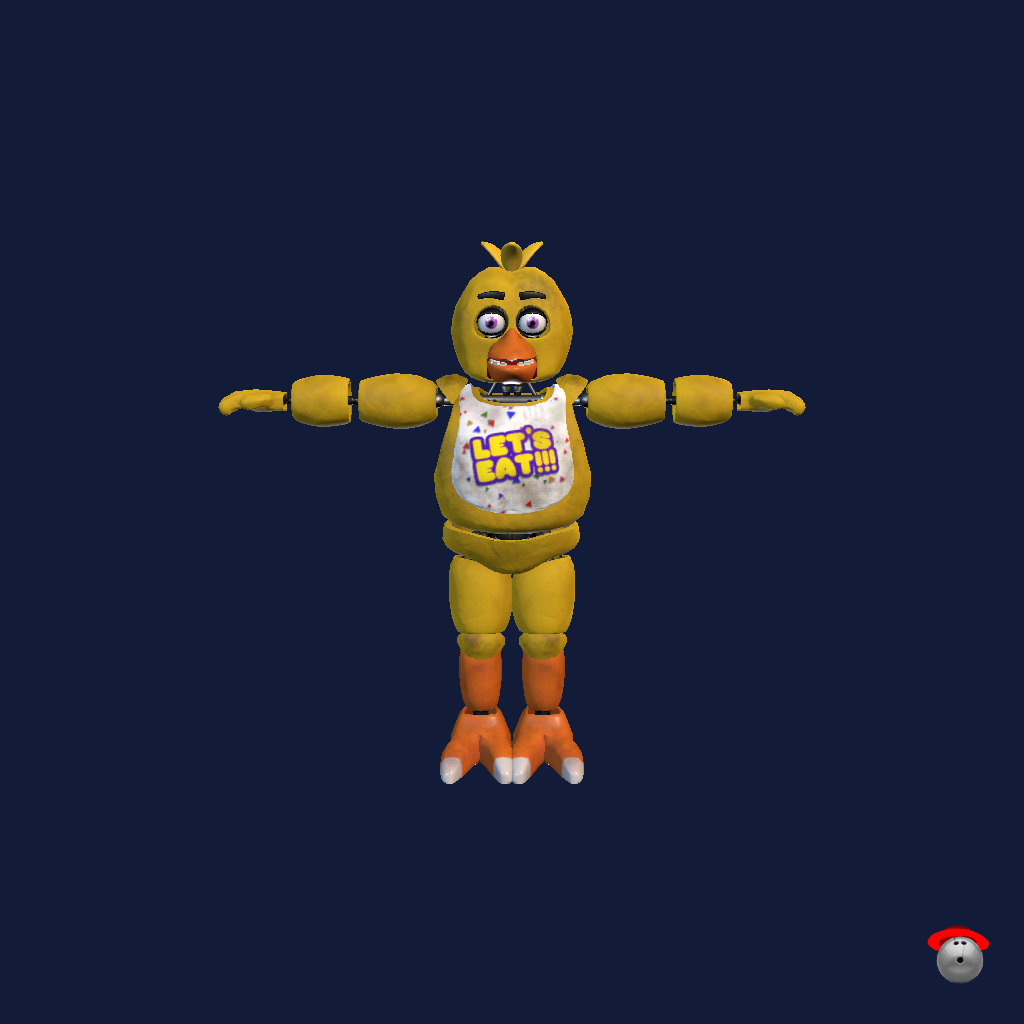 FNaF 1 - Chica The Chicken - Front