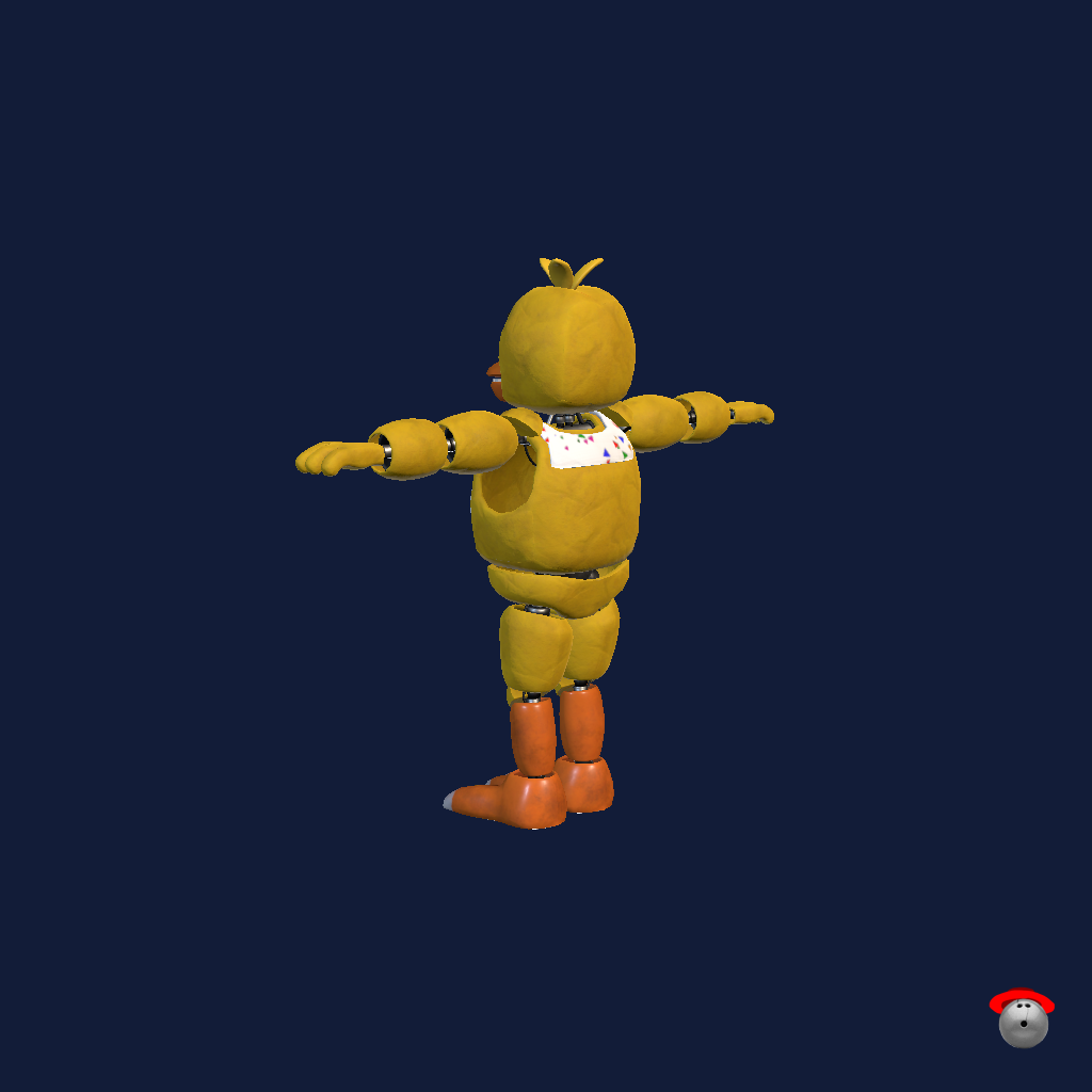 FNaF 1 - Chica The Chicken - Back Left