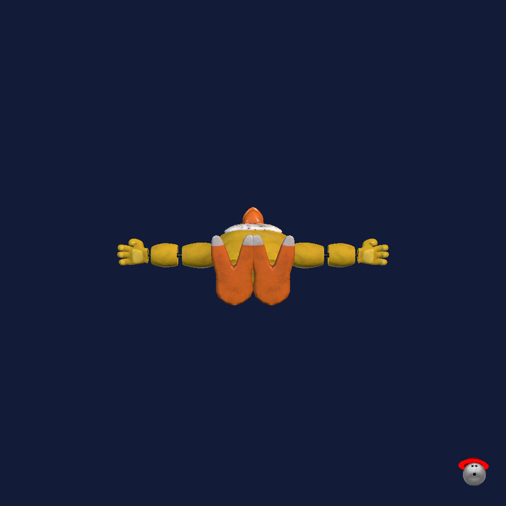 FNaF 1 - Chica The Chicken - Straight Bottom