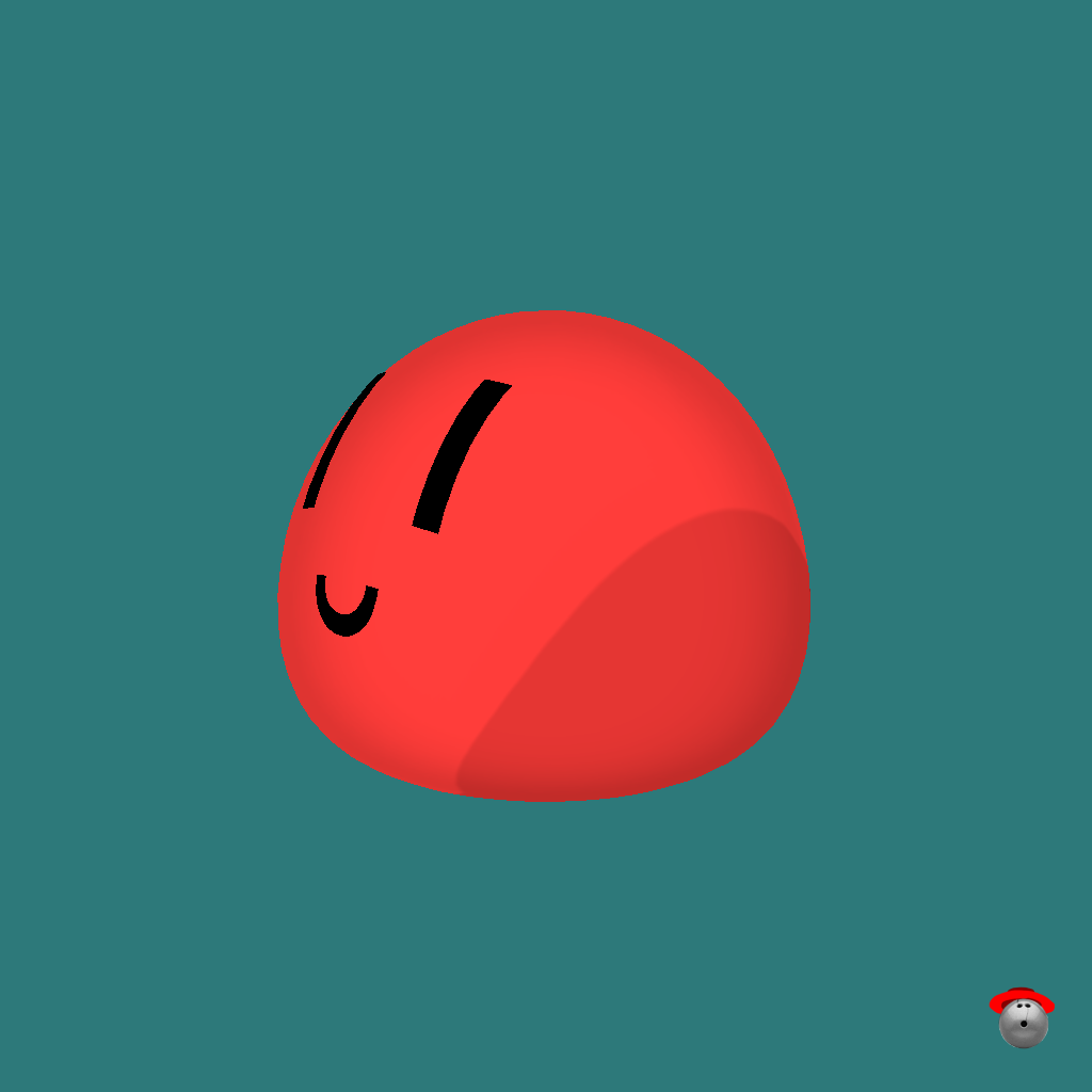 Colourful Blob - Front Left