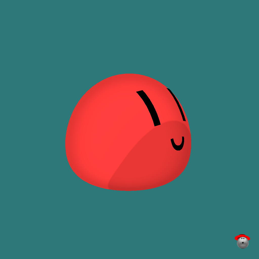 Colourful Blob - Front Right