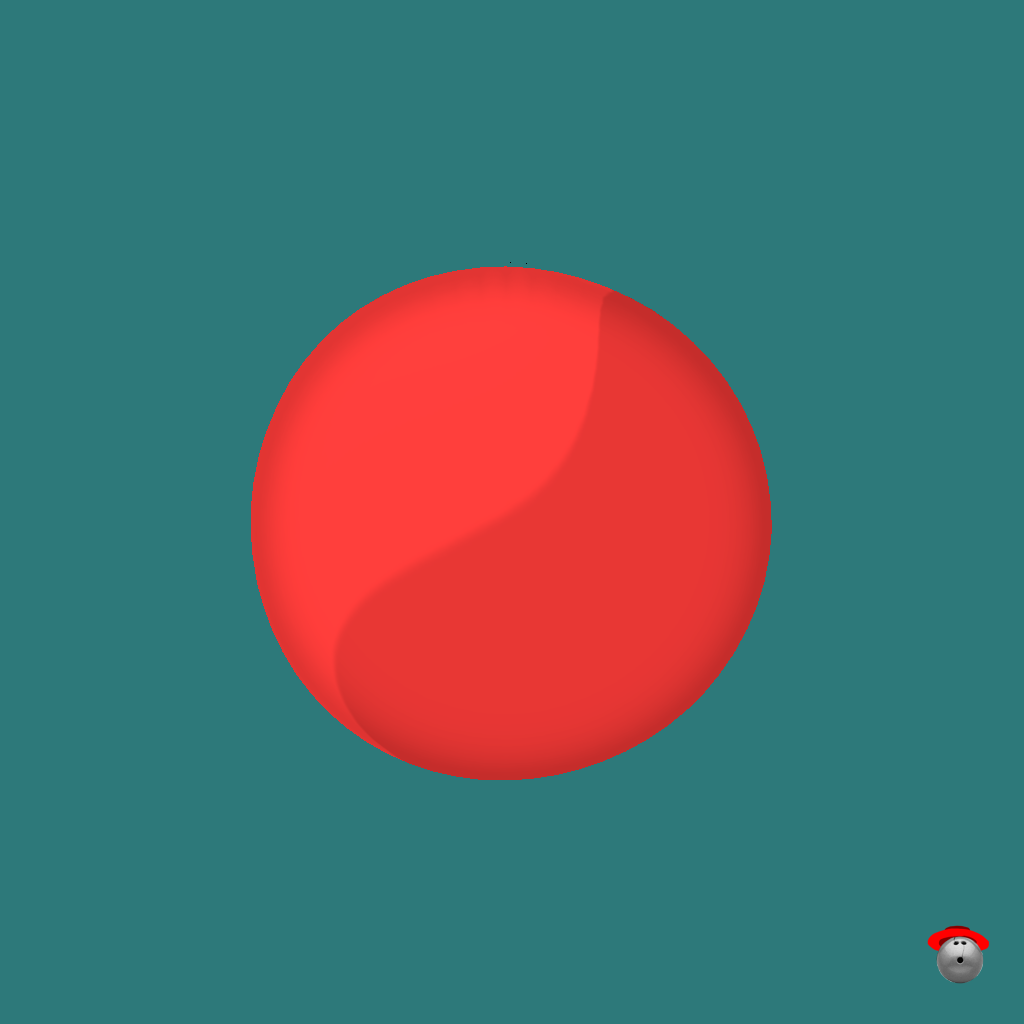 Colourful Blob - Straight Bottom