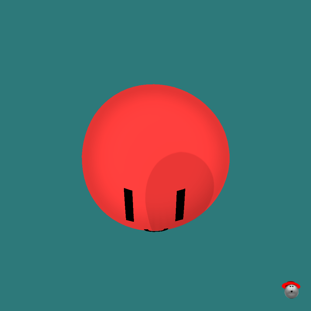 Colourful Blob - Straight Top
